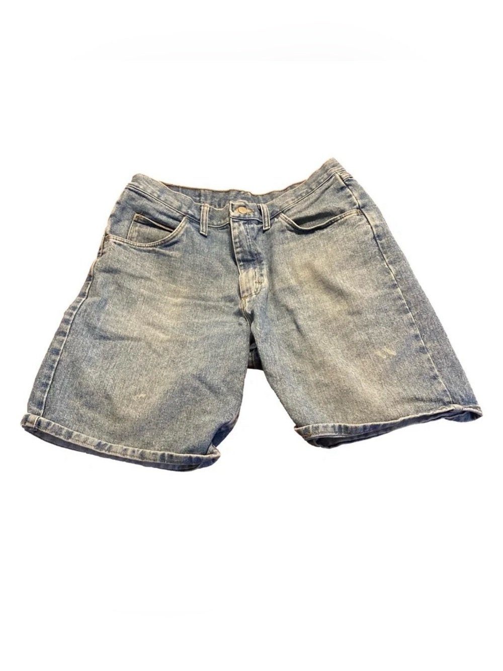 Vintage Wrangler Hero Originals Light Wash Denim Shorts Men's Size 32 Jorts